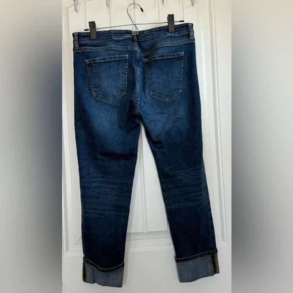 GAP Straight Cuff Cropped Jeans, Stretch, Size 6 / 28 R - Picture 3 of 5